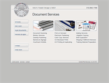 Tablet Screenshot of centralprintservices.com
